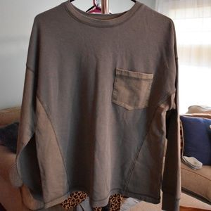 Women's Small Two Textured Loungewear Long Sleeve by Wild Fable